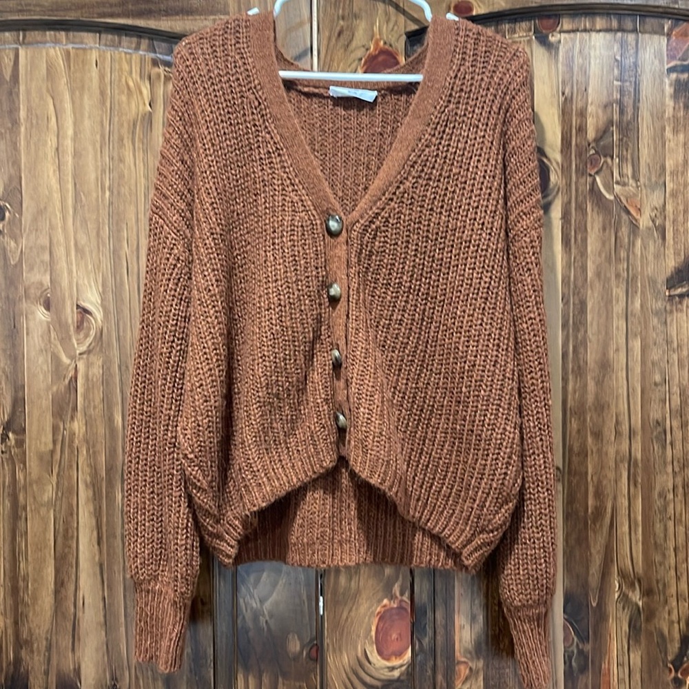 Double Zero button up knit cardigan